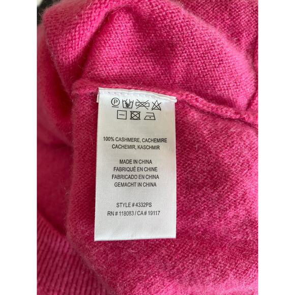 Minnie Rose Plus Size Cashmere Off the Shoulder Sweater - Picture 5 of 5